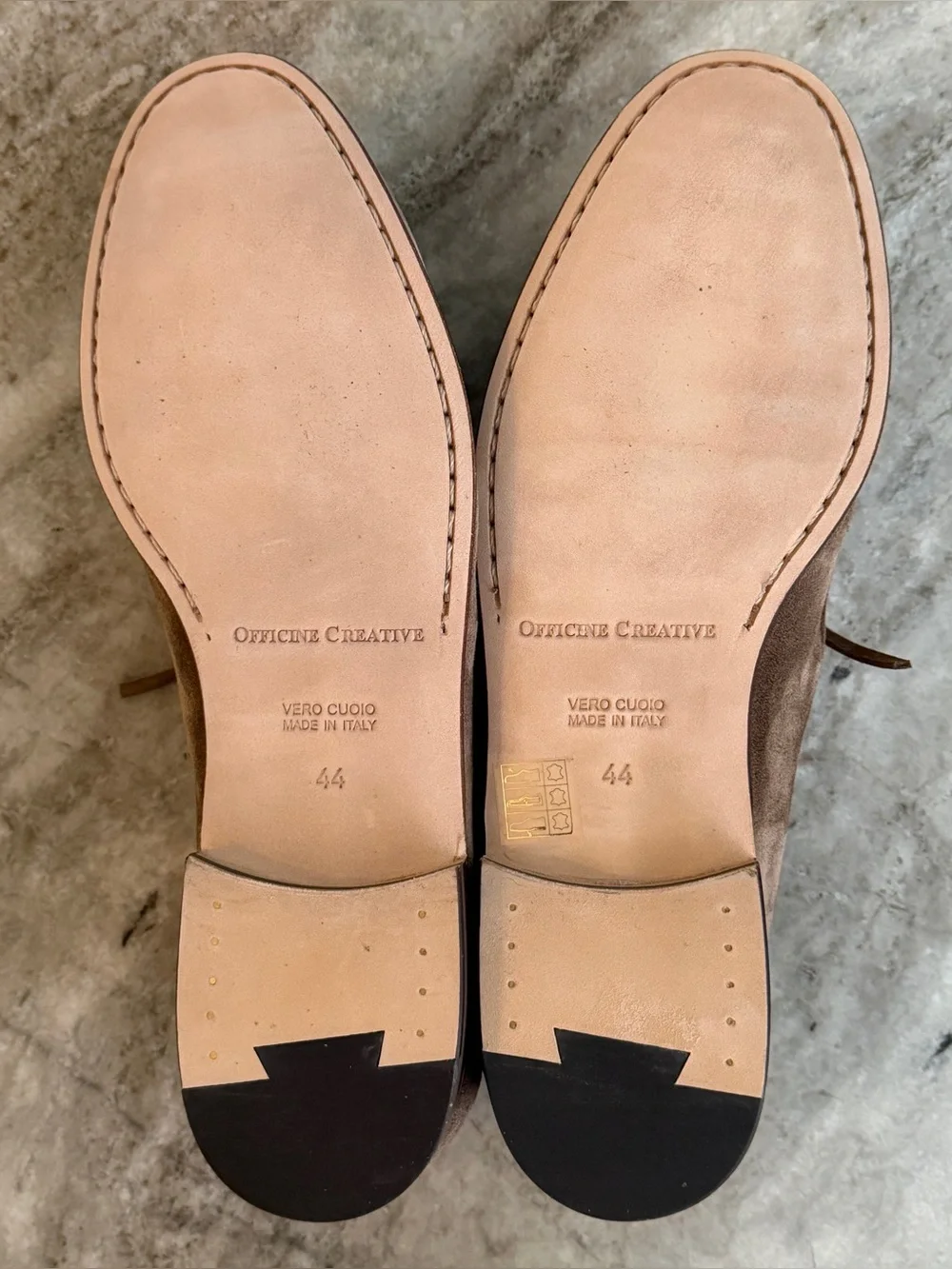 OFFICINE CREATIVE BROWN SUEDE BOAT SHOES 11 US /44  $740 MOCCASINS FLATS Bally